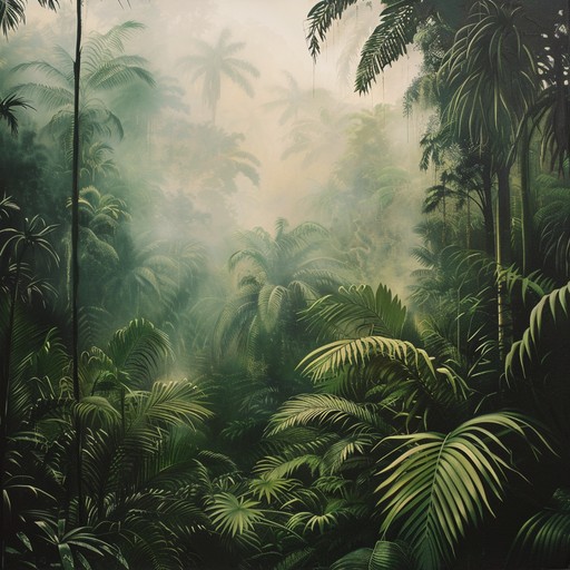 Immerse yourself in a tranquil rainforest with gentle streams, bird songs, and deep ambient layers, creating a calming and meditative atmosphere. Ideal for relaxing moments and stress relief