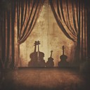 an instrumental dark cabaret piece with soothing, mysterious melodies