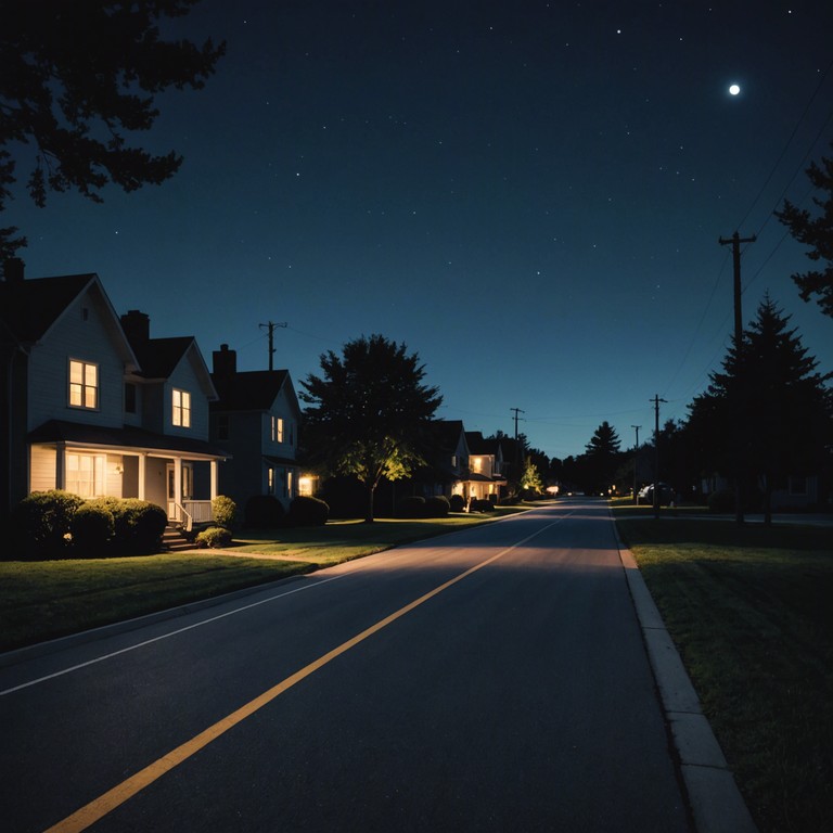 Venture into an auditory experience mirroring a serene night drive through a moon illuminated city, with soft beats playing as a backdrop to the gentle play of urban lights.