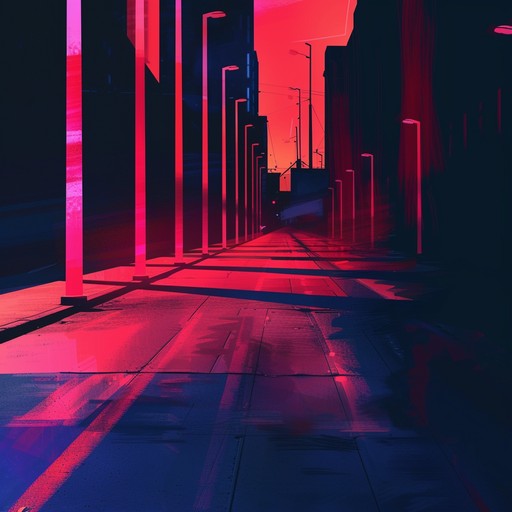 A brooding instrumental k pop track featuring dark synths and moody drum patterns, creating an atmospheric soundscape with haunting vocal textures and deep emotional undertones. Perfect for capturing a melancholic yet intense vibe reminiscent of a neon lit night in the city.