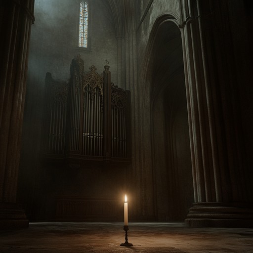 In a composition fit for a suspenseful thriller, this track leverages the haunting sounds of an ancient pipe organ, reverberating through the cold, damp corridors of a deserted gothic cathedral. As the melody progresses, it constructs a vivid soundscape, perfect for evoking a sense of mystery and impending revelation. The music rises and falls, mimicking the shadows dancing along the walls, crafted to pull the listener deeper into the enigma.