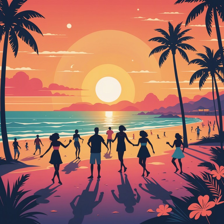 This piece combines the classic salsa beat with a whimsical twist, as if capturing the lively spirit of a summer festival at sunset. Playful rhythms and delightful melodies craft a sense of joy and spontaneity, perfect for dancing under the open sky.