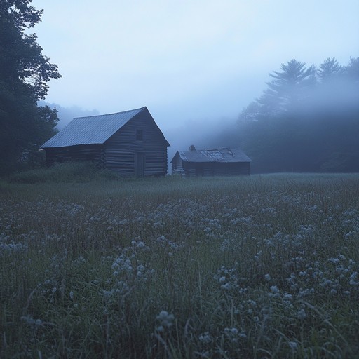 Soft banjo plucking invites listeners into a melancholic journey through the rolling meadows of the appalachian region, evoking a deep sense of yearning and longing for times past.