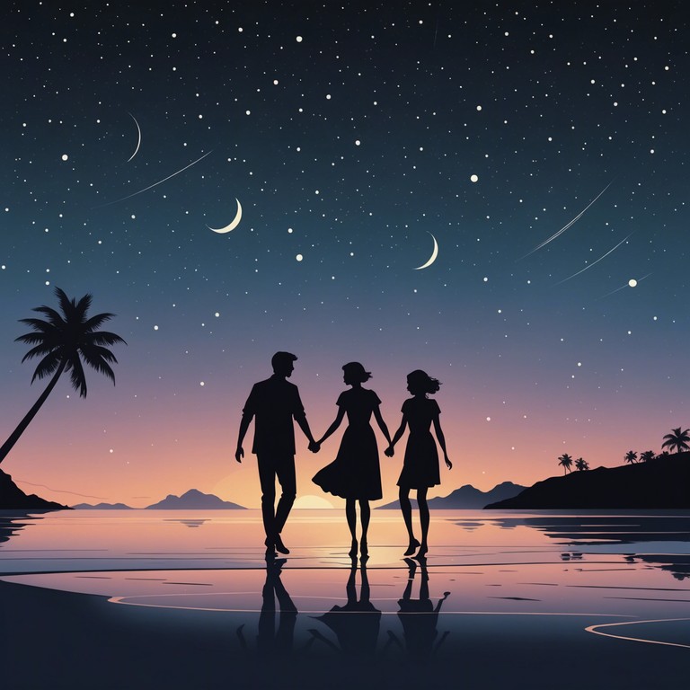 An instrumental love ballad, featuring a harmonious blend of acoustic guitar and soothing orchestral tones, crafted to enhance moments of romantic connection and peaceful solitude. The music gently envelops the listener, echoing the tranquil and loving atmosphere of a perfect, starlit evening.