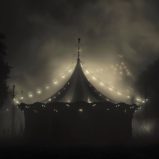 Explore the shadows of a twisted circus through a spooky polka that combines joyful accordions with creepy, unsettling tones. Perfect for an eerie carnival ride.