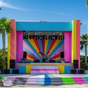 upbeat pop rock for summer festivity excitement.