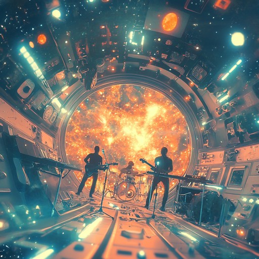 Embark on a sonic journey through the universe with funky grooves and experimental twists. This track features space age synthesizers intertwined with funky guitar riffs, all driven by an energizing rhythm section that feels both familiar and alien. A genre defying expedition guaranteed to leave listeners exhilarated.