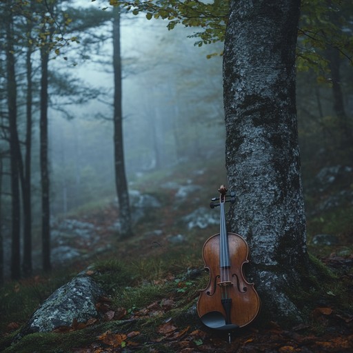 This traditional appalachian folk piece delivers a deeply melancholic sound, driven by the plaintive banjo and soulful fiddle. The composition immerses listeners in the tranquil yet poignant ambiance of an ancient, mist covered mountain, where past sorrows and lost memories echo softly through the air.