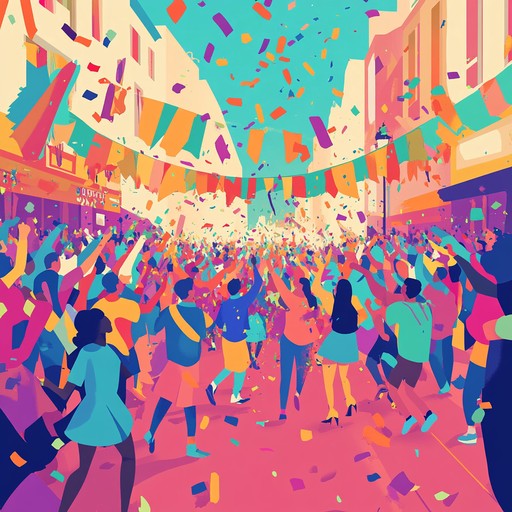 An energetic fusion of latin rhythms and modern beats, this instrumental track captures the essence of a colorful street festival. With lively percussion, dynamic melodies, and an infectious groove, it invites listeners to join in the dance and feel the joy of life.