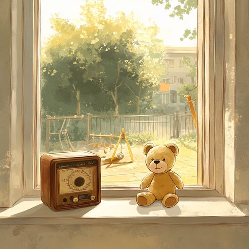 An instrumental piece that captures the essence of carefree childhood days, with soft melodies reminiscent of laughter and play in sunlit playgrounds, evoking a sense of nostalgia and warmth.
