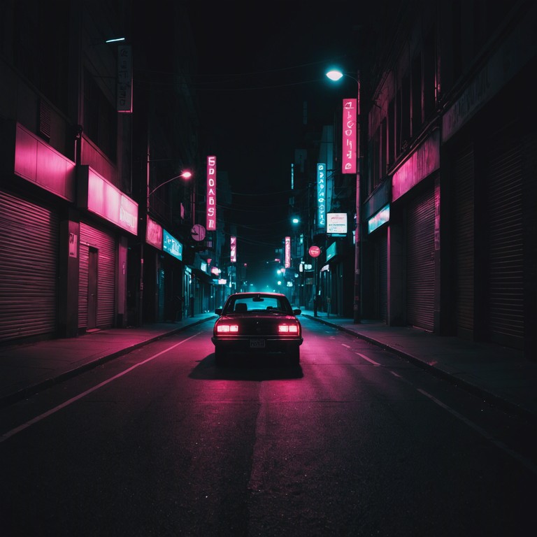 This phonk track paints a vivid picture of a mysterious, late night drive through a city bathed in neon light, with pulsating beats and haunting melodies that evoke a deep, introspective journey. The music underscores a sense of urban solitude and the allure of the night.