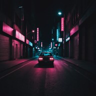 dark streets, echoing sounds, mysterious atmosphere.