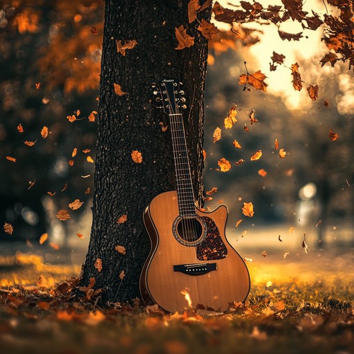 A tender acoustic guitar composition that paints a picture of falling leaves and quiet reflections. Ideal for moments of introspection and emotional release. Minimalist arrangement allows each note to resonate fully, capturing the listener's heart.