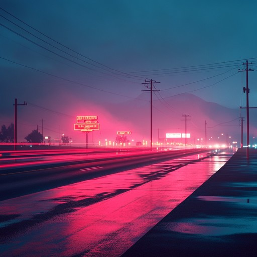 Experience an energetic sadcore journey, blending melancholy guitar lines with vibrant, pulsing beats. This track evokes a night drive through a neon city, with reflective and haunting undertones.