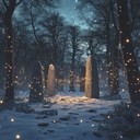 mystical holiday music evoking the magic of solstice nights