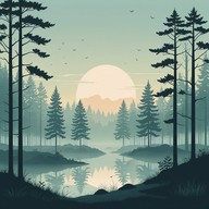 graceful strings emulate a tranquil forest scene