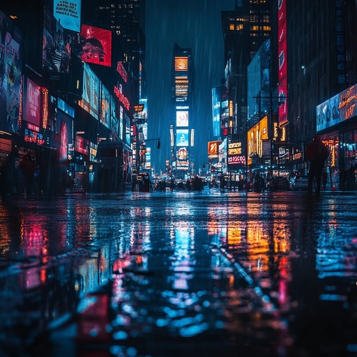 A synth driven instrumental that evokes the feeling of solitary walks through neon lit streets during a gentle rain, blending lush synth pads with melodic leads to create a nostalgic and introspective atmosphere.