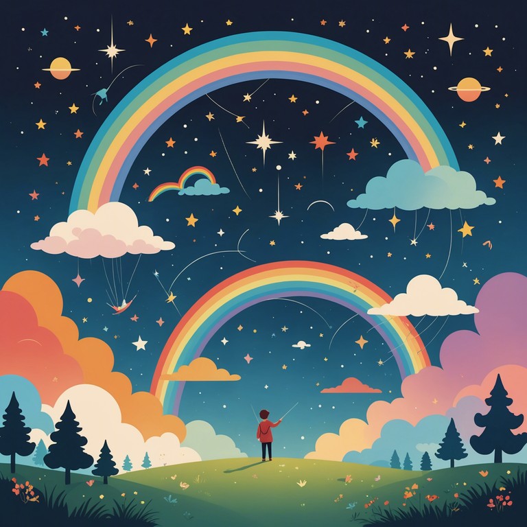 This captivating track takes children on an instrumental adventure, exploring enchanted forests and skies filled with wonders, driven by the serene and elegant sounds of violin