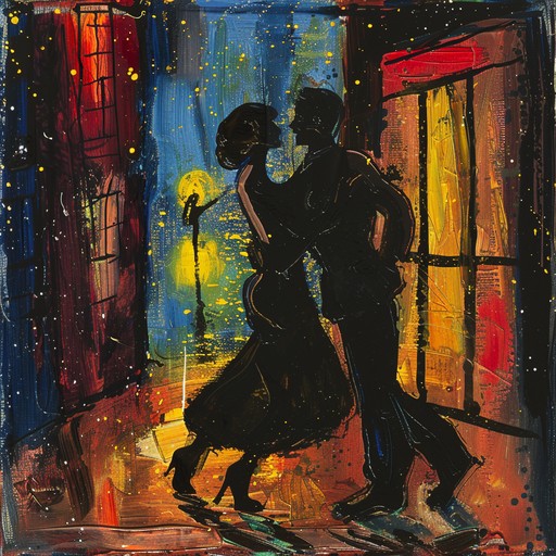 This instrumental tango piece infuses lively, syncopated rhythm with fiery, passionate melodies, creating a vibrant and groovy atmosphere. The intricate interplay of strings and percussion captures the essence of a midnight dance full of energy and allure, bringing to life a story of motion and emotion.