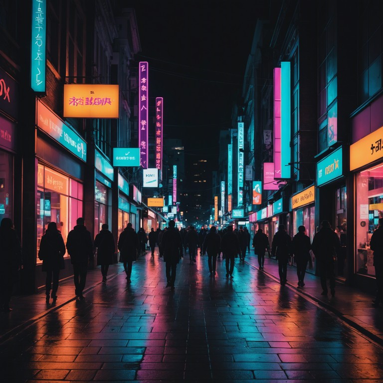 In a blend that captures the essence of an old city's street at midnight under a futuristic neon rain, traditional sounds of the japanese koto mingle with modern electronic beats, crafting a soundscape that feels both nostalgic and cutting edge. This track aims to transport the listener through time and emotion, emphasizing the interconnectedness of past and future.