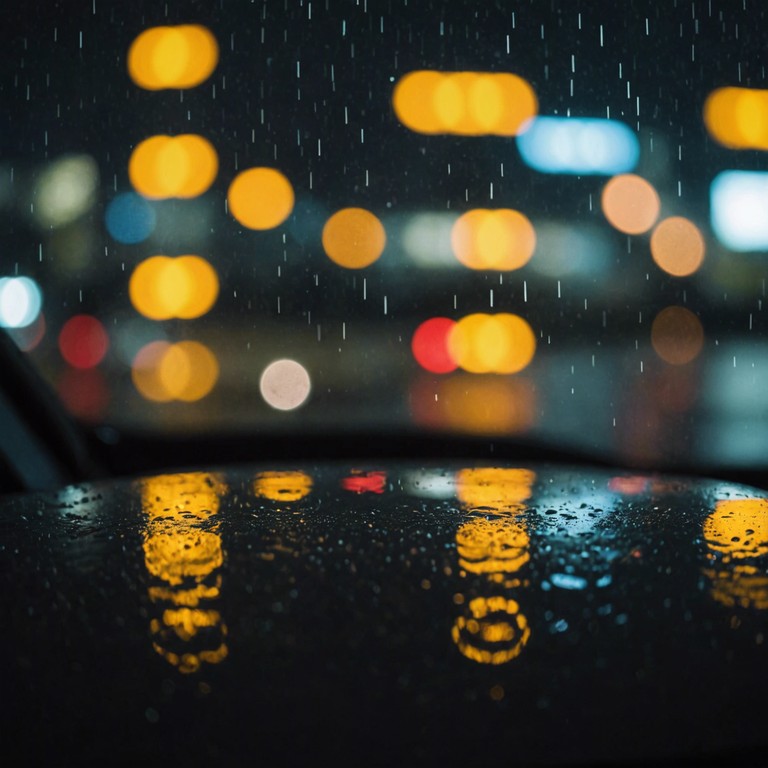 This track embodies the essence of urban explorations at night—lush electric piano sounds that resonate with the soft patter of rain, melded with the ethereal ambiance of phonk rhythms, ideal for moments of deep contemplation or late night drives.