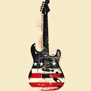 intense and defiant patriotic instrumental with gritty guitar