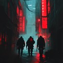 haunting synths paint a dark neon dystopian world.