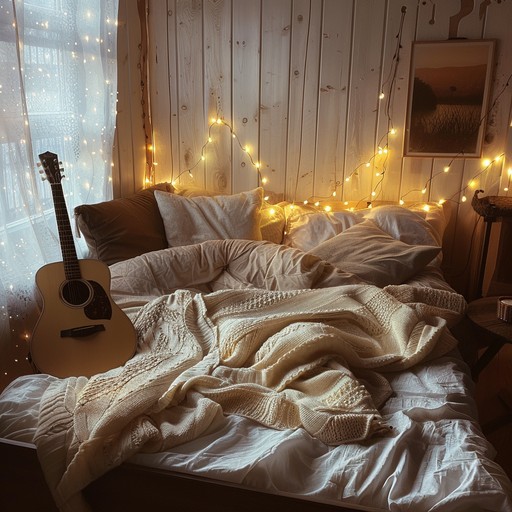 This soothing lo fi piece combines soft guitar melodies with ambient textures to create a dreamy atmosphere. Perfect for relaxing in your bedroom, it offers a nostalgic and serene soundscape that helps you unwind and reflect. Gentle rhythms and calming tones make this track an ideal companion for peaceful nights.