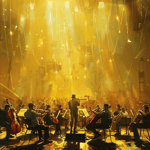 A grand and dynamic orchestral piece that merges the elegance of classical symphony with modern energetic rhythms. It features powerful strings, resounding brass, and dynamic percussion to create an atmosphere of victory and exhilaration, perfect for moments of triumph and celebration.