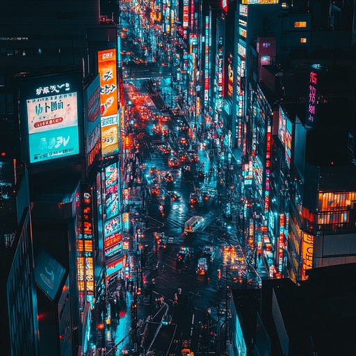 An intense, suspenseful instrumental j pop track that draws on traditional sitar melodies fused with contemporary beats, narrating a thrilling chase in tokyo's neon night, filled with mystery and futuristic vibes.