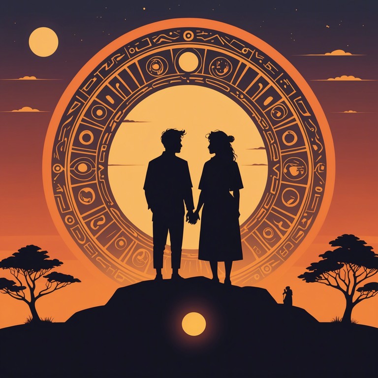 This track captures the essence of a timeless love story set in a tribal village, where the steady beat of the drum echoes the thumping of hearts in love. The music combines traditional rhythms with a romantic melody, emphasizing the connection between ancient customs and the universal language of love.