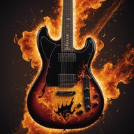 explosive guitar riffs meet thunderous drum beats