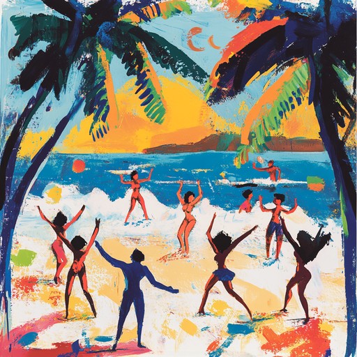 An exhilarating instrumental dancepop track inspired by the vibrance of a sunny day at the beach, featuring upbeat rhythms and melodic synths to lift spirits and get listeners dancing. Perfect for any vibrant summer celebration where joy and enthusiasm fill the air.