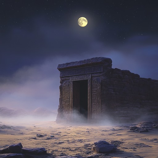 A haunting instrumental piece featuring eerie melodies inspired by ancient civilizations. The music evokes the feeling of wandering through long forgotten tombs and deserted landscapes, with mysterious sounds that send shivers down the spine.