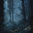 soothing nighttime journey through enchanted, peaceful woods