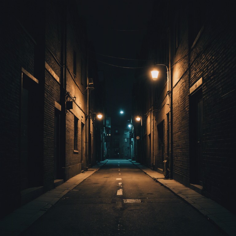 A track blending eerie soundscapes with gripping hip hop rhythms that create a feeling of uncertainty and suspense. This song would fit perfectly in a thriller movie soundtrack or a dark, gripping video game scene.