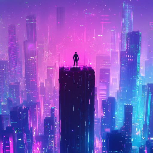 Embark on an electrifying synthwave journey back to the '80s, filled with soaring synthesizers and driving electronic beats. Relive the era of neon lights and epic adventures as each note takes you closer to a cybernetic utopia. Become the hero in this digital fantasy.