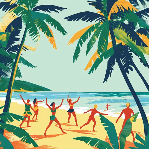 Bright and cheerful mambo rhythms with vibrant brass sections, syncopated percussion, and playful melodies that evoke the carefree spirit of a tropical island dance party. This instrumental piece is guaranteed to make listeners want to get up, move, and celebrate!