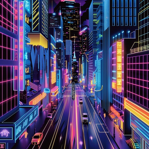 Dive into a gracefully futuristic world through a seamless blend of elegant melodies and sleek, pulsing beats. Imagine a cityscape wrapped in neon light, where sophistication meets cybernetics on a night of possibilities. A perfect fusion of the refined and cutting edge awaits.