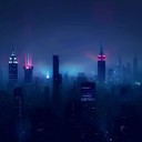 dark ambient layers create gritty cyberpunk atmosphere