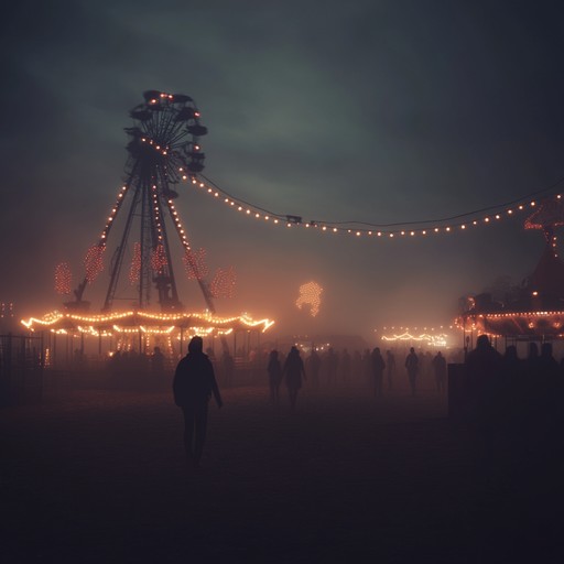 A dynamic goth track combining energetic beats and darkwave elements to create a whimsical, shadowy festival vibe. Haunting synths and lively rhythms make for an unforgettable nightmarish fairground feel.