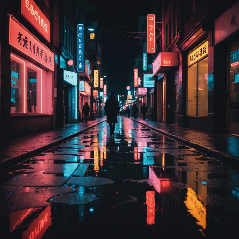 Experience a dynamic and liberating journey through the city at night, lit by neon and alive with possibility. This alternative version of the track emphasizes the reflective moods and moments of solitude among the urban hustle, focusing on the gentle interactions between light and shadow, and the personal stories of those walking the streets.