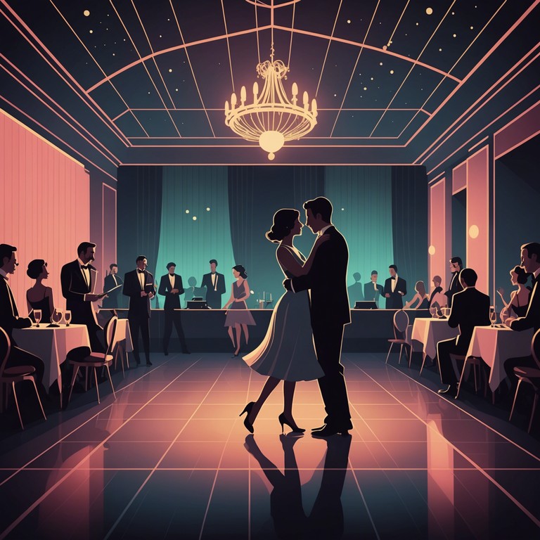 This instrumental track captures the essence of a romantic, bygone era with its smooth waltz tempo and lush orchestration, leading listeners on a graceful journey back in time, under the shadow of velvet curtains and soft, golden lights.