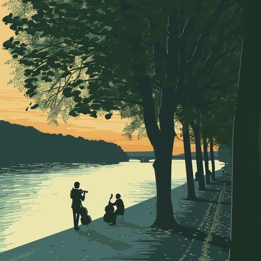 Immerse yourself in the tranquil atmosphere of klezmer music, featuring gentle, tender melodies that evoke a sense of warmth and nostalgia. This instrumental piece highlights the emotive expressions of clarinets and violins, capturing the essence of eastern european tradition.