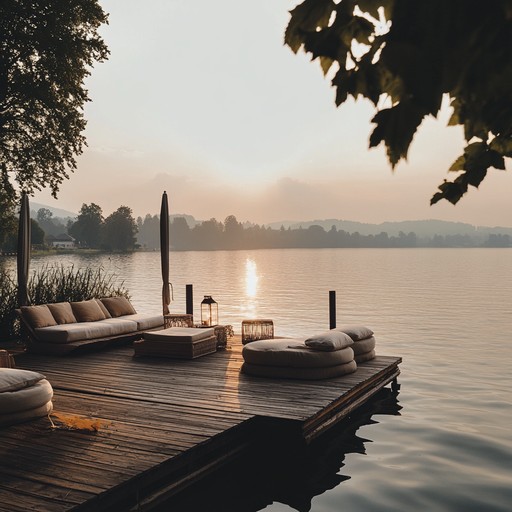 Feel the peaceful blend of nostalgic melodies and modern chill rhythms, perfect for serene evenings and relaxed reflection. The soothing guitar tones enhance the tranquil atmosphere, transporting you to a cozy german lounge.