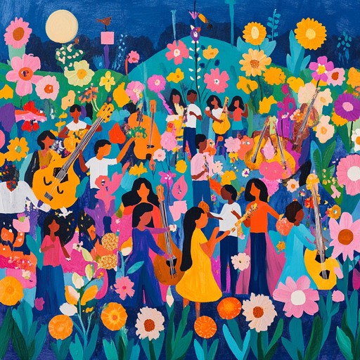This spirited instrumental folk rock composition encapsulates the joy of summer gatherings with friends. Featuring upbeat acoustic guitar riffs and lively percussion, it creates an infectious rhythm that is perfect for dancing and celebrating. The addition of a light hearted harmonica melody enhances the cheerful and breezy feel, making it an ideal soundtrack for joyful, carefree moments.