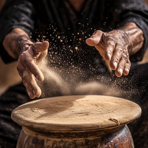 A captivating instrumental blending raw darbuka rhythms with traditional arabic melodies, embodying the untamed spirit of desert nomads.