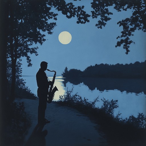 Capture the magic of a moonlit night with a gentle instrumental featuring smooth saxophone melodies and laid back beats. Perfect for romantic evenings and reflective moments.