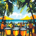 an uplifting calypso melody reflecting lively tropical celebrations