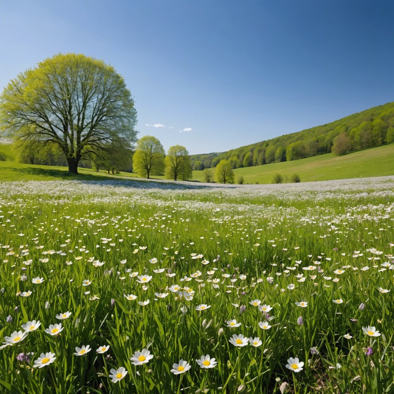 This track captures the essence of a serene and uplifting celebration, marked by gentle guitar strums and soothing melodies evoking the freshness of spring. A perfect backdrop for gatherings that are both reflective and joyful.